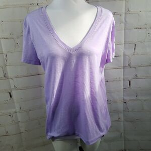 3/$25 Adidas purple v neck large large